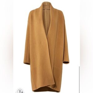 VINCE camel button pea coat